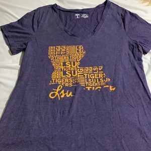 LSU V neck t shirt